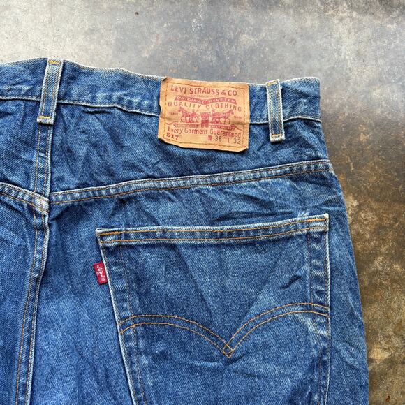 Vintage 90s Levis 517 Flare‎ Boot cut Blue Jeans - Picture 5 of 5